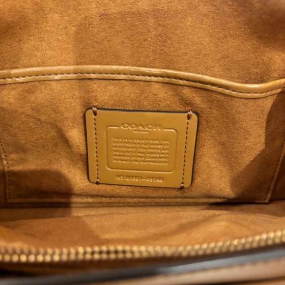 Coach Tabby Shoulder Bag 26 Brown and Cream Shoulder Bag - Picture 5 of 8